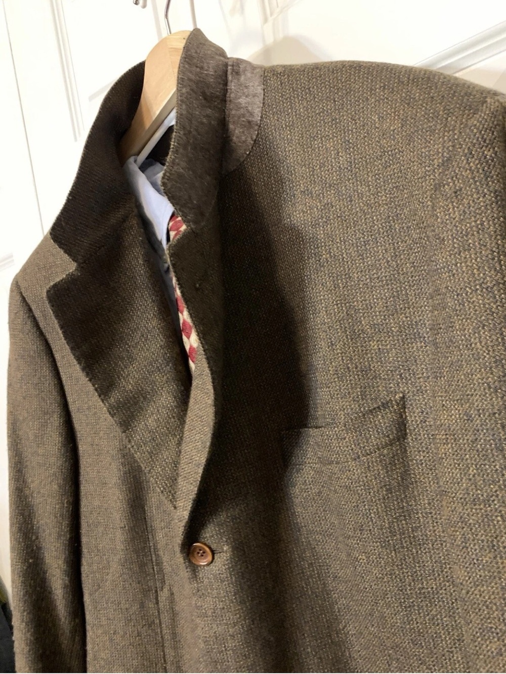Canali Proposta Men's Sz 56R Brown Wool Luxury Jacket Sport Coat Blazer